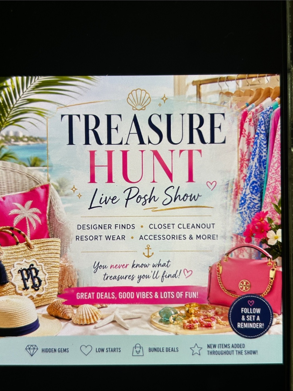 TREASURE HUNT LIVE SHOW- JUNE 14th, 1:30 pm EST